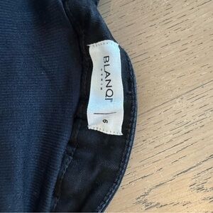 BLANQI black skinny maternity jeans